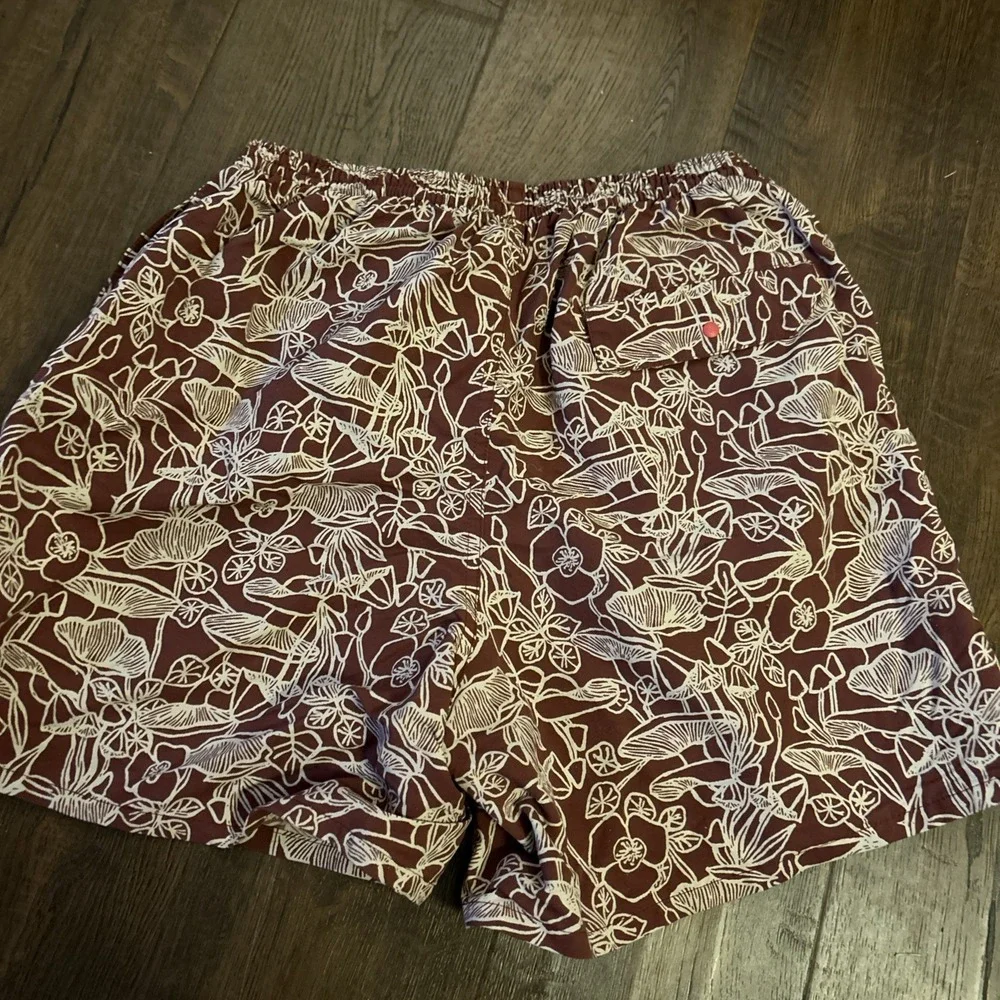 PATAGONIA PRINTED Red Mushroom‎ Forest BOARD SHORT MEN'S Small